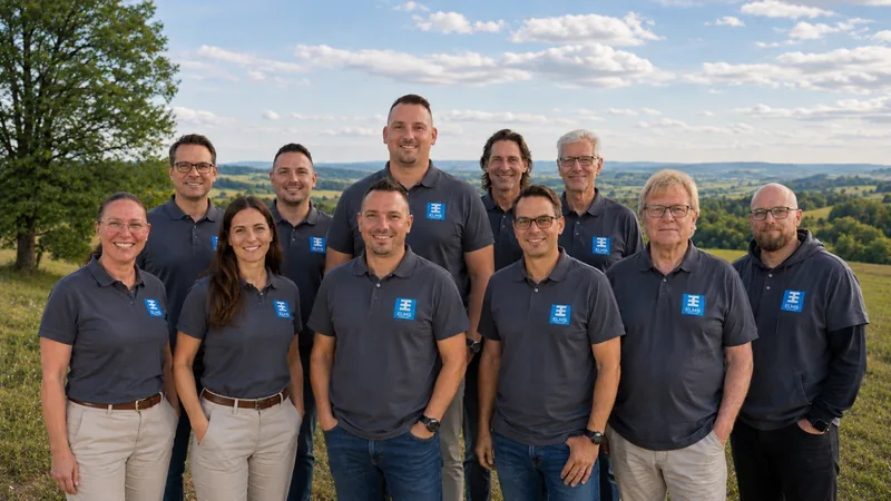 Teamfoto der ELMS Metering GmbH in Ratingen